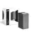 D'Lite Wandleuchte Vrebos Aluminium Schwarz Up & Down | IP54 - Geeignet Für 2x GU10