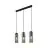 Nordlux Miella 3-Rail Pendelleuchte Glas Smoke | Geeignet für 3x E27