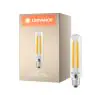 Ledvance LED NAV Fadenlampe Messing E27 15W 1600lm - 718 Extra Warmweiß | Ersatz Für 50W
