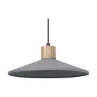 Ledvance Decor Beton/Stahl/Holz Pendelleuchte 320 Dunkel Grau | Geeignet für E27