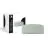 D'Lite Plafonnier Lunelle 30cm Textile Vert | Convient Pour 2x E27 