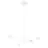 Emibig Suspension Luminaire Modus Acier Blanc | Convient pour 5x GX53 - Max 12W