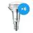 Lot 6x Philips Corepro LED Spot E14 R50 2.8W 210lm 36D - 827 Blanc Très Chaud | Équivalent 40W