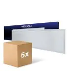 Lot 5x Noxion Panneau LED Ecowhite V4.0 28W 3360lm CCT  |  300X1200 UGR